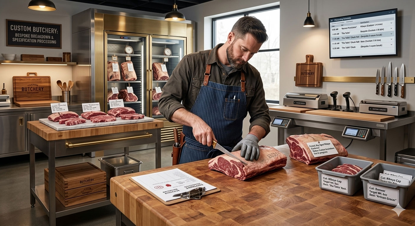 Custom butchery preparation
